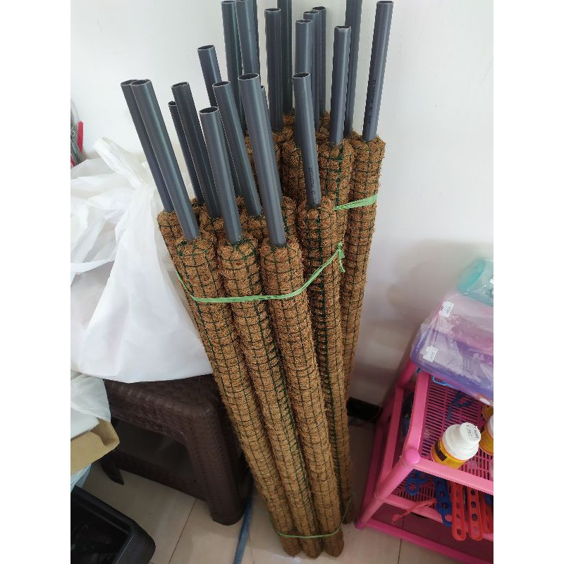 TURUS PANJANG 100CM PENYANGGA TANAMAN RAMBAT - Sabut Kelapa - TURUS SABUT