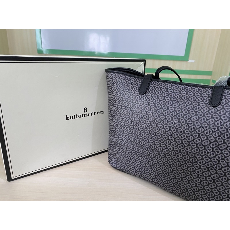 New Izzy Canvas Bag / Tote Bag / Buttonscarves