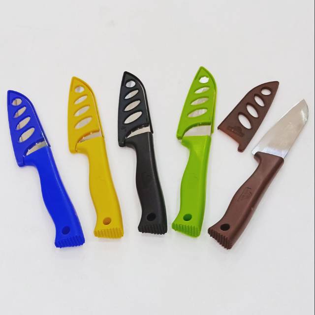 

Colour Handle Knife with Cover 4" JM254