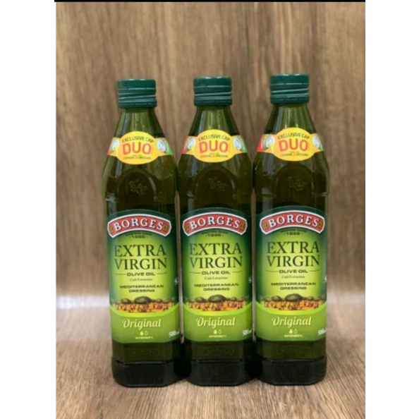 MINYAK ZAITUN "BORGES" EXTRA VIRGIN OLIVE OIL 500 ml  250 ml  125 ml BORGES 500 ml  250 ml