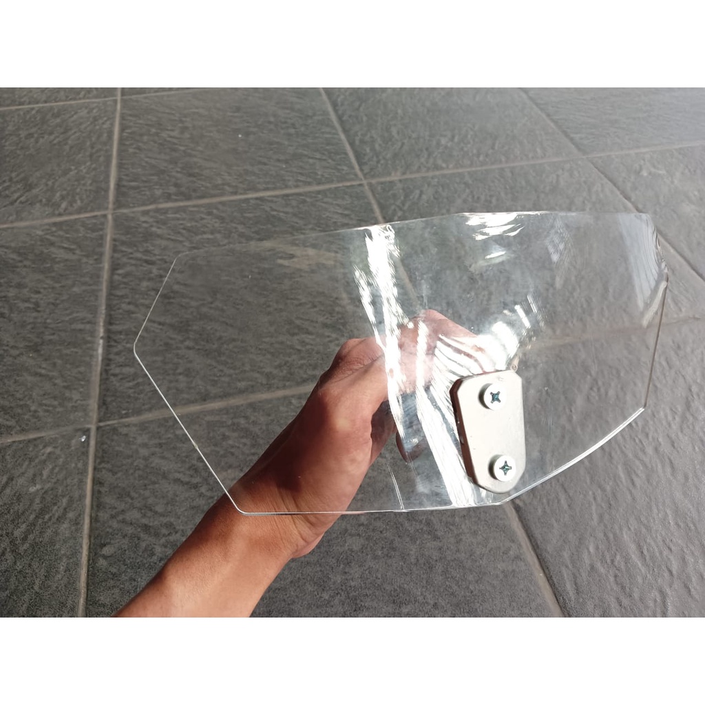 EXTENSION VISOR EXTENSION WINDSHIELD TAMBAHAN VISOR CRF RALLY NMAX LEXI PCX CRF 250 RALLY DLL