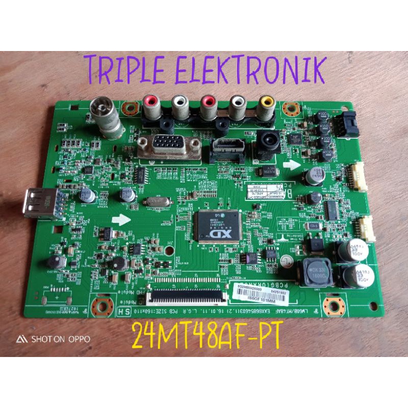 MB MAINBOARD MOTHERBOARD TV LED LG 24MT48AF MB LG 24MT48AF
