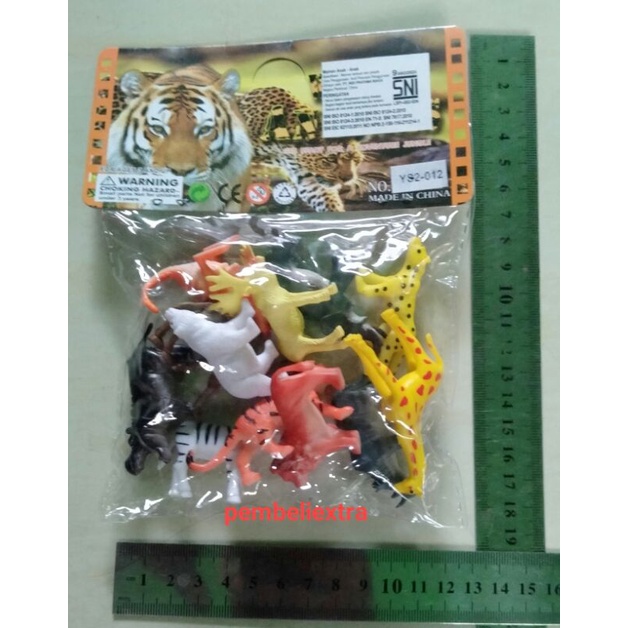 mainan termurah binatang zoo animal