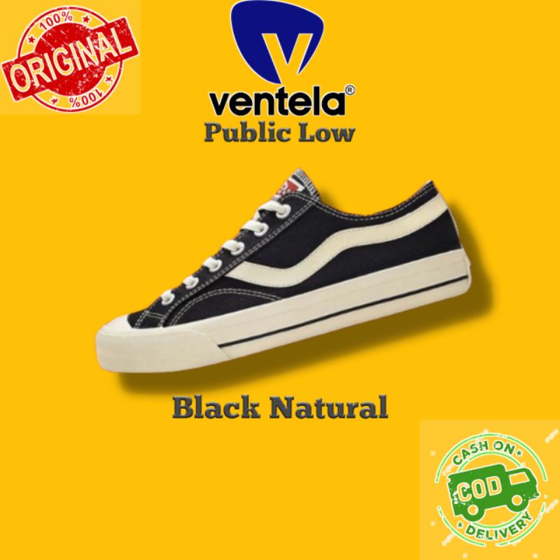 VENTELA PUBLIC LOW BLACK NATURAL