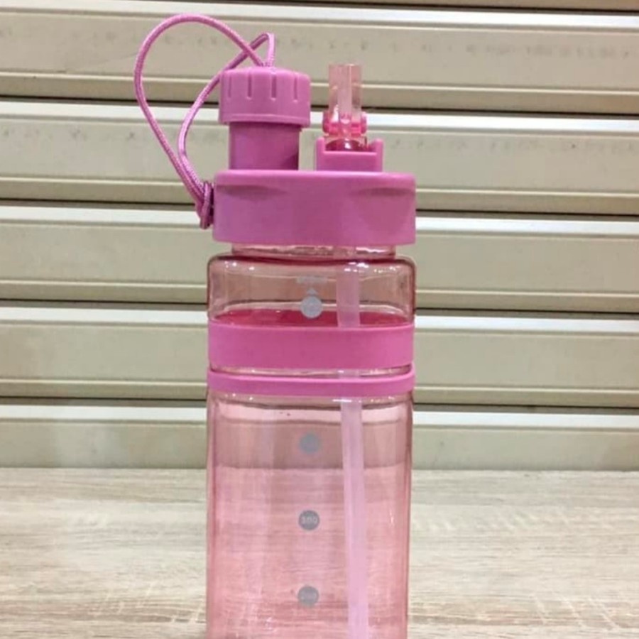 Tempat Minum Sport 600ml / Botol Minum H-7258 Dengan Sedotan