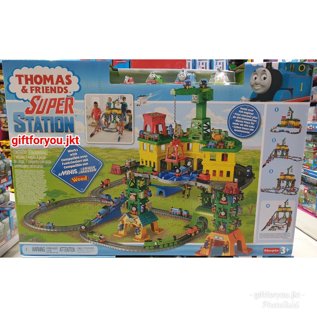 Thomas Friends Super Station Railway Train Set