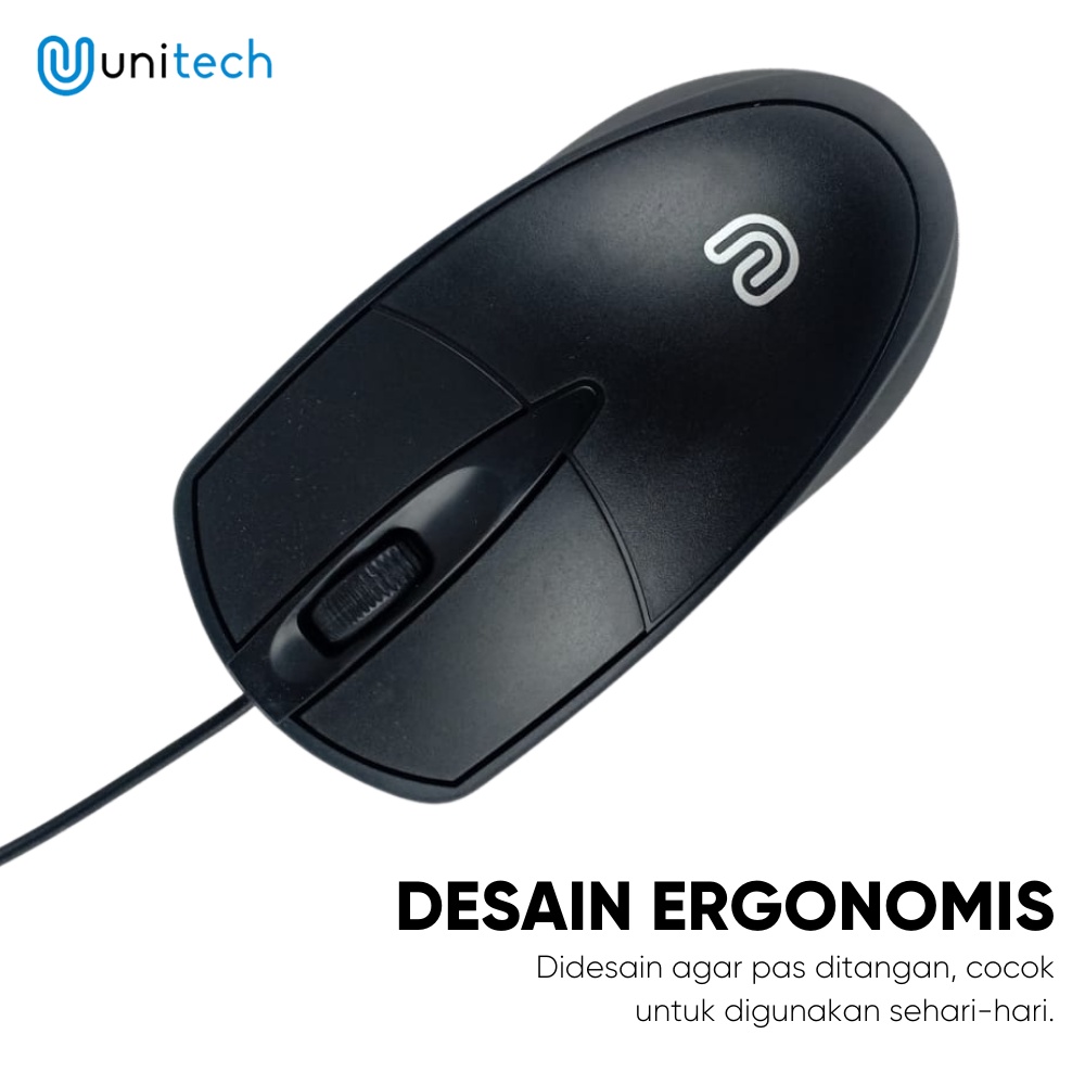 Mouse Kabel M30 Unitech 1000DPI - Black