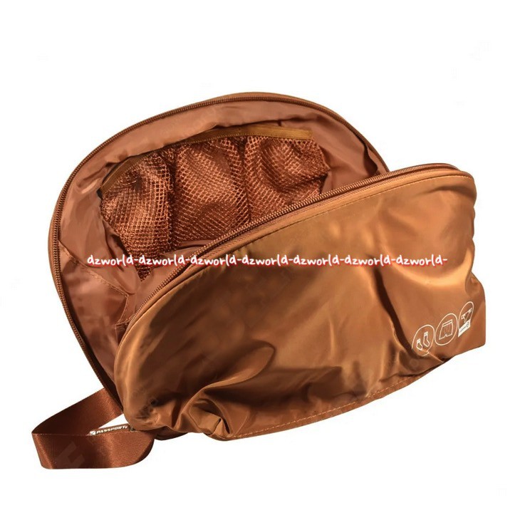 Passport Underware Bag Brown Tas Tempat Pakaian Dalam CD Bra