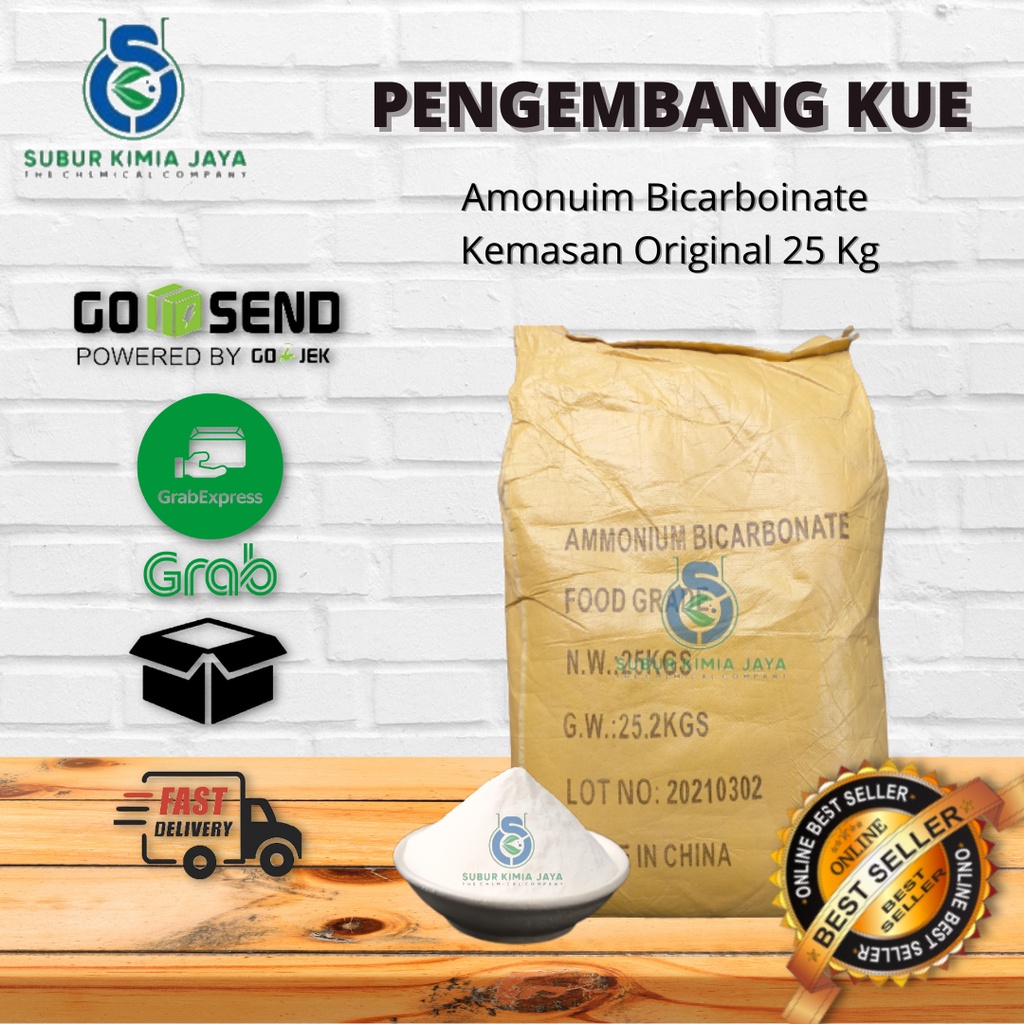 

Amonium Bicarbonat Kue / Amoniak/Pengembang Makanan 1 ZAK/Khusus Gojek Premium