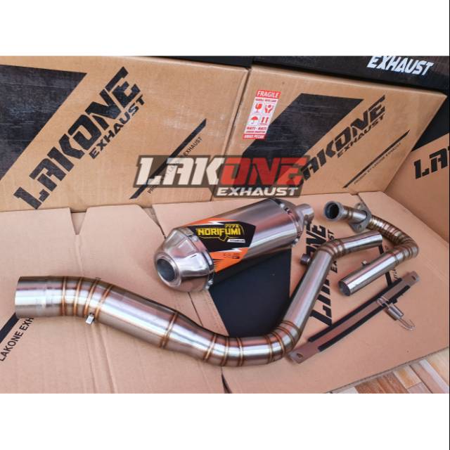 KNALPOT RACING NORIFUMI TITAN FULLSYSTEM HONDA CRF230 CRF 230  230L CRF 250 CRF250 RALLY 250L 250F