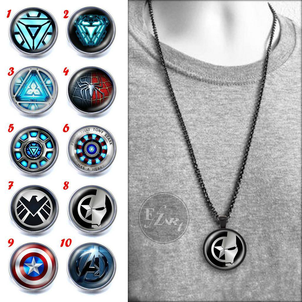 KALUNG SPIDERMAN MARVEL AVENGERS CAPTAIN AMERICA REAKTOR IRON MAN SHIELD