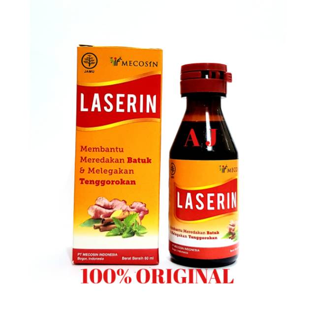 Laserin Sirup (Rasa Jahe) 60ml