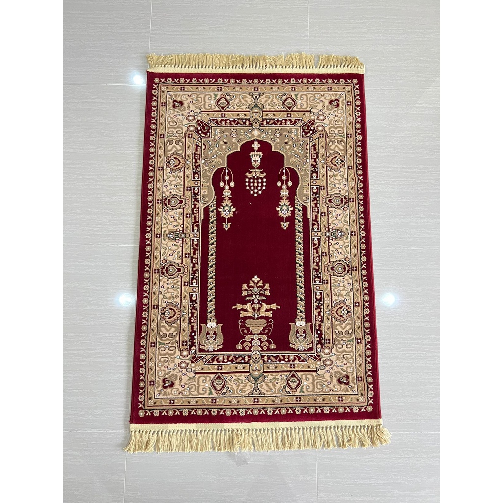 Sajadah Turki Royal Raudhah 80x120 - Sajadah sholat - Sajadah Imam - Sajadah Import - Sajadah tebal 