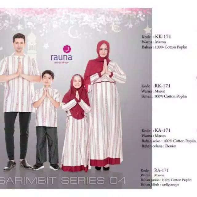 Rauna sarimbit series 04 Marun/abue