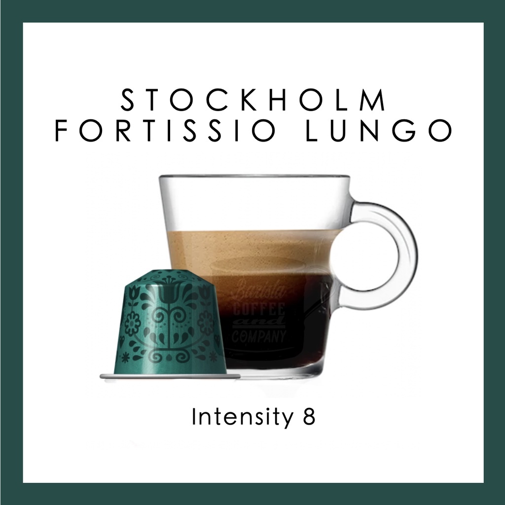 

STOCKHOLM FORTISSIO LUNGO Nespresso Coffee Capsules Kapsul Kopi