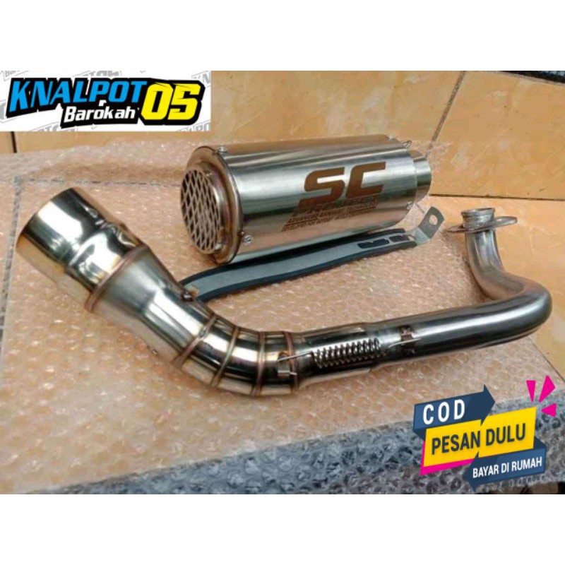Knalpot BEAT SC PROJECT STENLIS(Gratis Laser Nama)