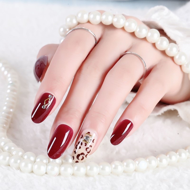 Kuku Palsu 【B79，lem cair】Nikah Wedding False Nailart Pengantin Tangan