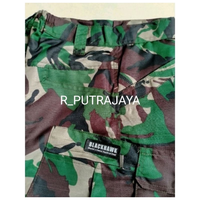 Celana blackhawk panjang loreng bahan velbet waterproof