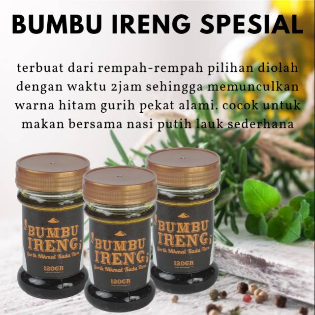 

Bumbu Ireng Sambel Cadas