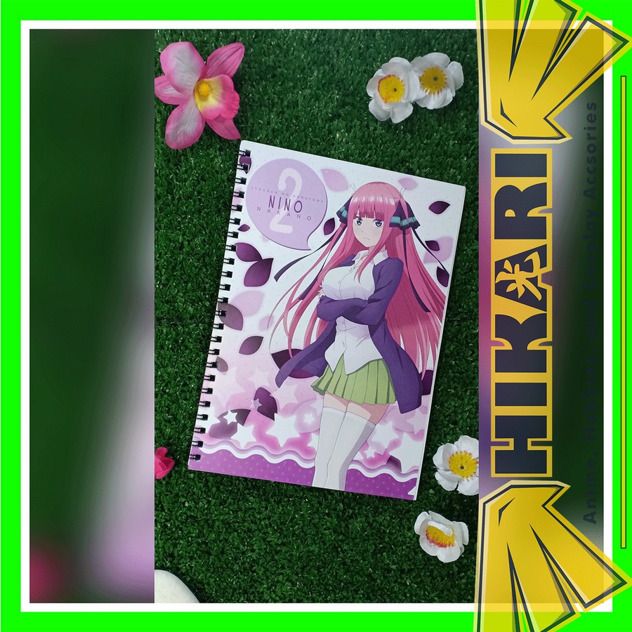 

Note Book Anime Custom Nino Nakano Go Toubun v2 - garis