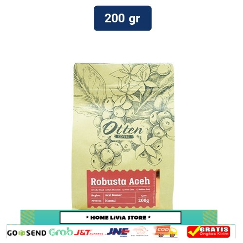

Otten Coffee Kopi Robusta Aceh Gayo 200g