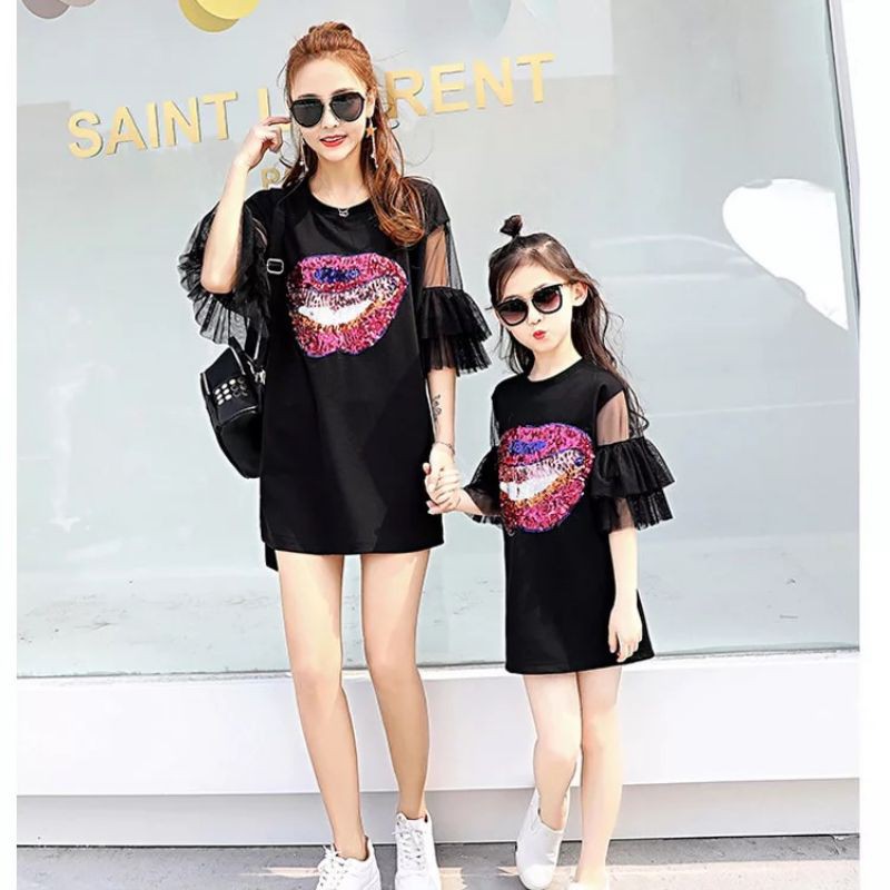 Dress Couple MoM and kids 1728#/COUPLE MOM AND KIDS IMPOR&HIGH QUALITY