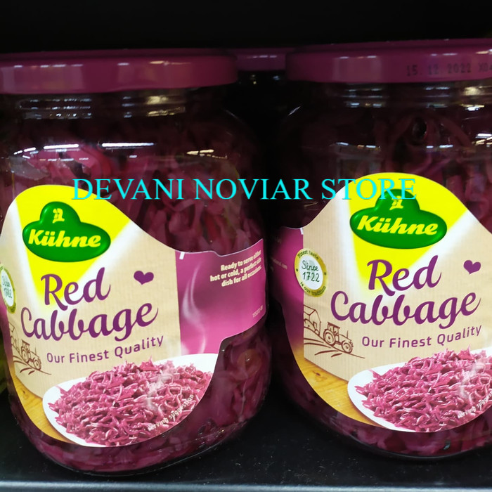 

KUHNE Red Cabbage Our Finest Quality JAR 350gram