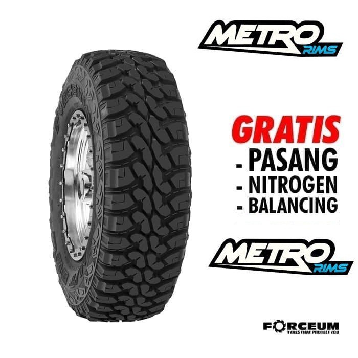 Ban Mobil Off-Road R15 235/75 Merk FORCEUM M/T 08 PLUS 235 75 R15 Ban Pacul Untuk Velg  Ring 15