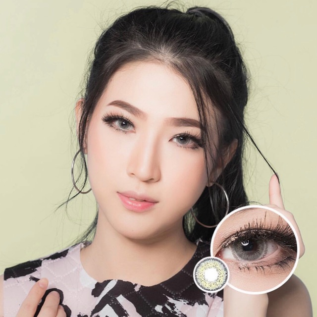 Adore gray &amp; brown softlens korea premium