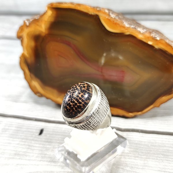 Cincin Kayu Aren Original Corak Bagus