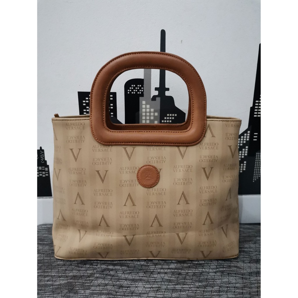 Pl Hand Bag Alfredo Versace Shopee Indonesia