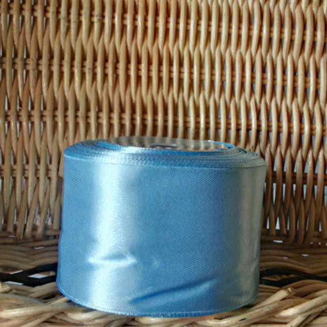 

Pita Satin Polos 2 " / 5 Cm Biru - 9057 Aksesoris Kerajinan Kado Craft