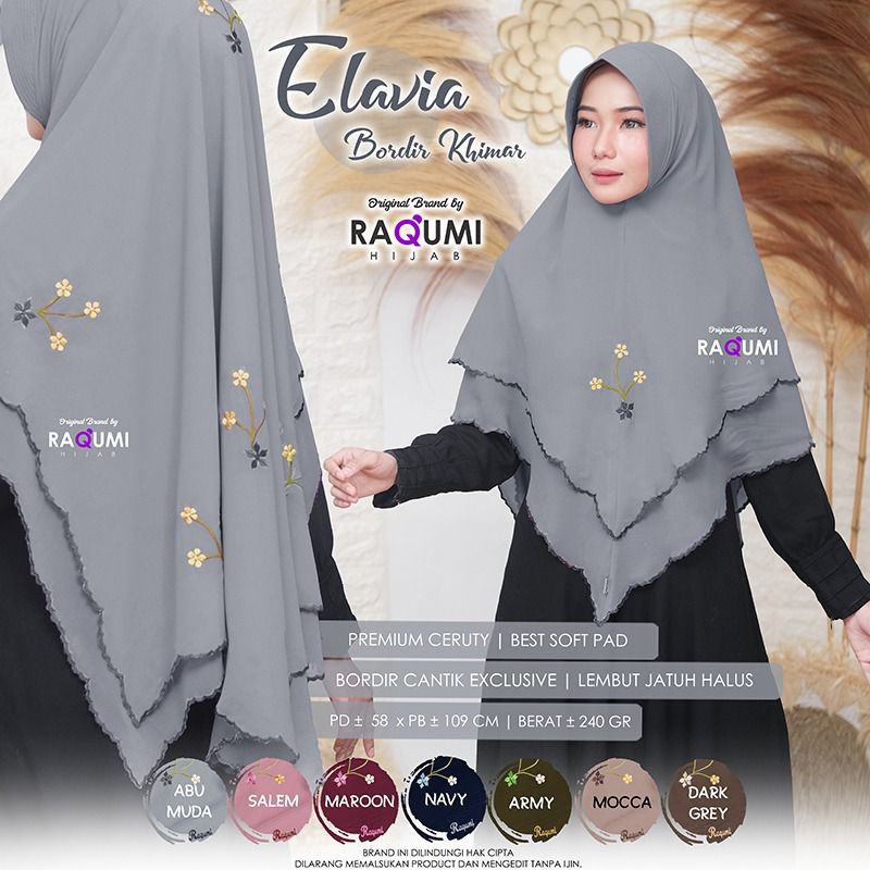 ELVINA BY RAQUMI HIJAB SOLO