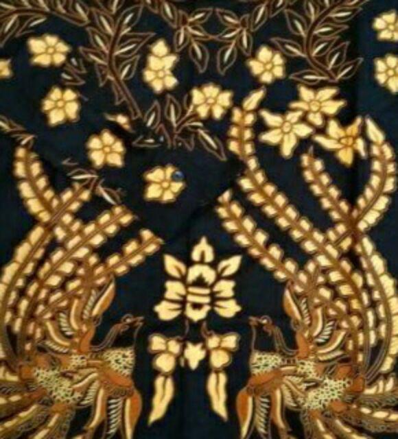 Bswart Batik Hrb026 Kenongo Hem Pendek Padi Pekalongan M L Xl Batik Pria Murah Modern Grosir