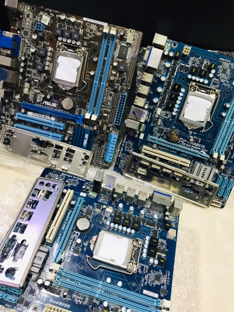 Paket Mainboard H55 GIGABYTE ASUS Processor Core i5 650 fan Ram 8Gb , Motherboard H55 Asus Gigabyte