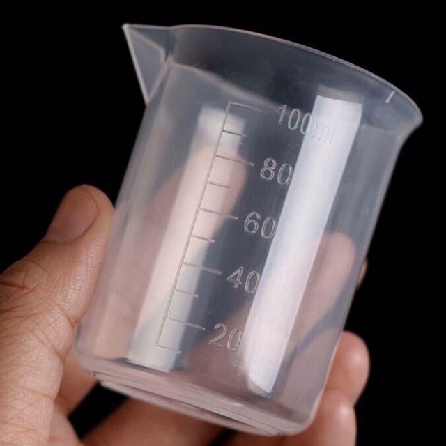 MEASURING CUP 100ml / GELAS TAKAR 100ml / BEAKER PLASTIC / BEAKER GLASS