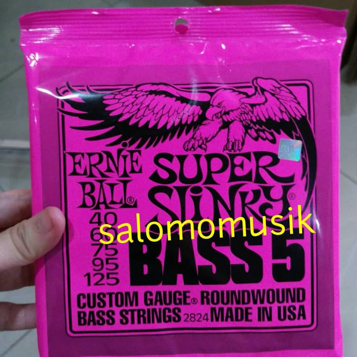 Terbaru senar ernie ball BASS 5 super slinky ORIGINAL