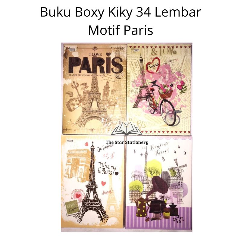 

Buku Boxy Kiky 34 Lembar Garis Polos ( 1 Pack isi 10 Pcs)