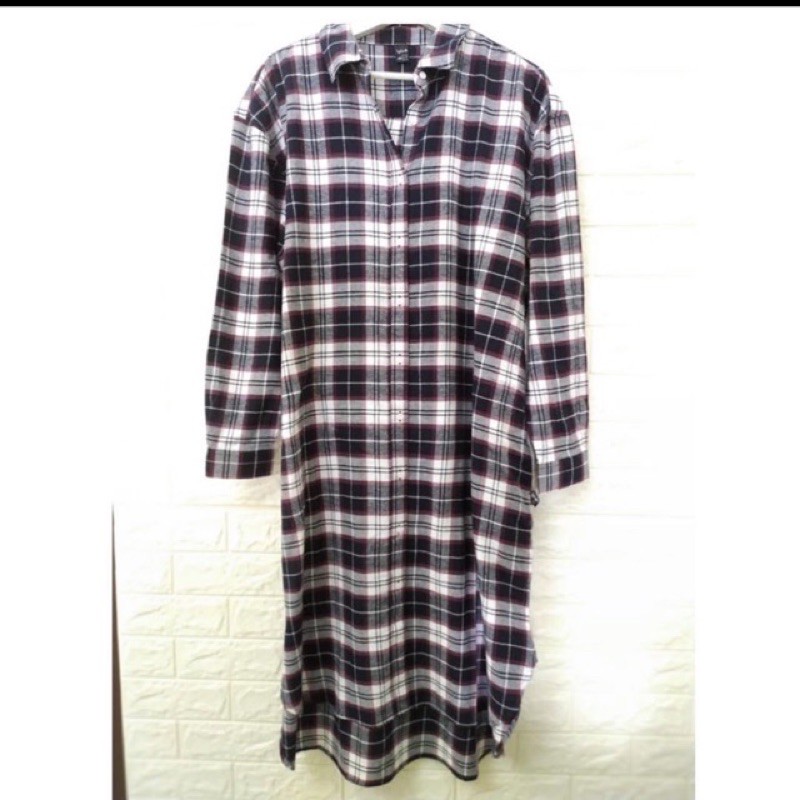 Splash Plaid Dress - Black