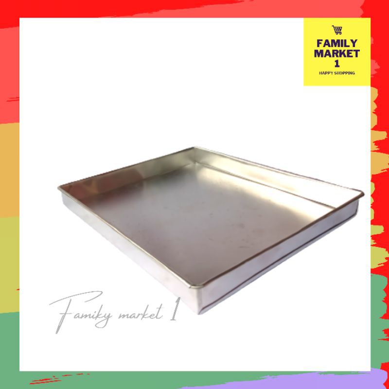 Loyang Bolu Kotak Persegi Loyang Marmer Cake Loyang Bolu Chiffon Gulung Tulban