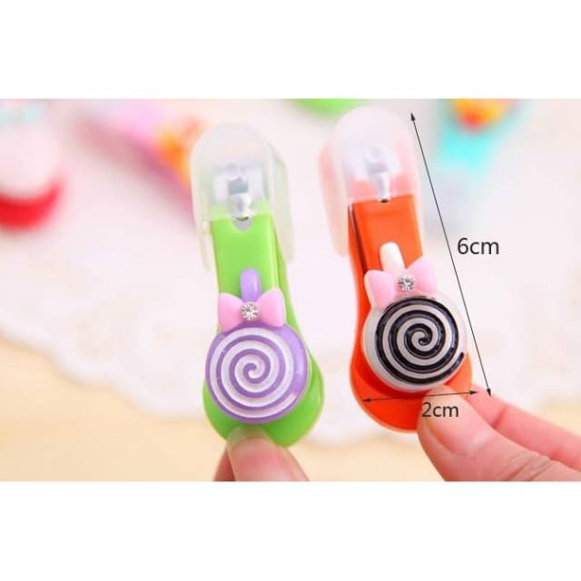 (STOK READY) GUNTING KUKU UNIK BENTUK LOLLYPOP