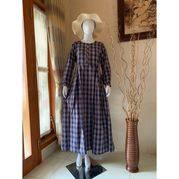 Gamis Flanel Casual Nfis