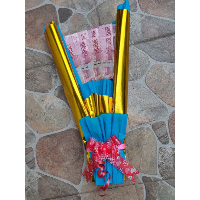 MONEY BOUQUET BUKET UANG KADO ULTAH KADO WISUDA KARANGAN BUNGA ASLI UANG KADO UNIK MAHAR UANG ASLI