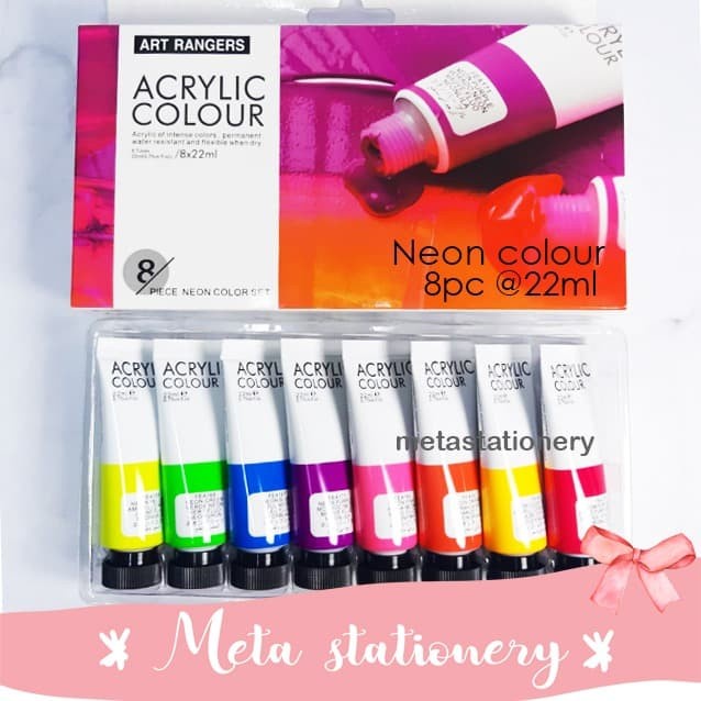 

Cat Acrylic Art Ranger NDM ( Neon colour ) 8 warna 22ml
