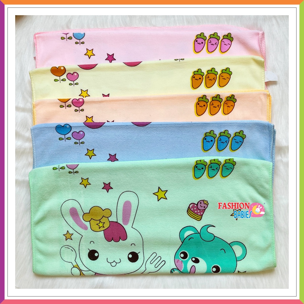 HANDUK MICROFIBER 50X100 WARNA PASTEL / HANDUK BAYI