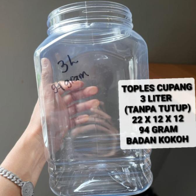 Toples Cupang 3 Liter Tanpa Tutup Storekarin247