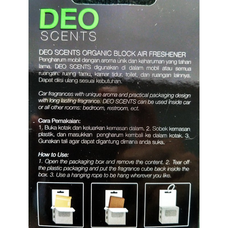 Parfum Mobil Deo Scents kagumi
