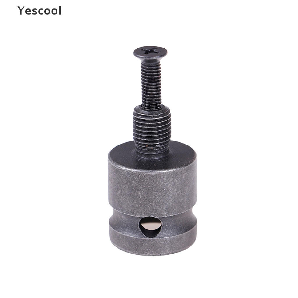 Yescool Adapter Konverter Kunci Pas 3 / 8-24UNF keyless 3 / 8 &quot;Dengan Sekrup