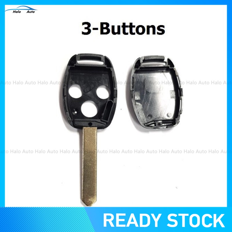 Case Shell Remote Kunci Fob Pengganti untuk Honda Civic Accord Jazz frv