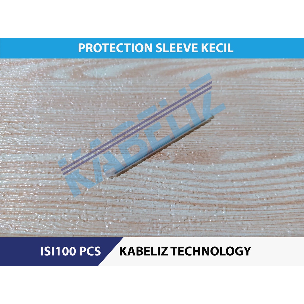 Protection Sleeve Kecil Ukuran 60mm Core Fiber Optik Protector Pelindung Kabel Optik selongsong